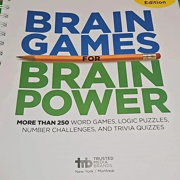 Brain Games and Brain Power Book - Picture 2 of 9